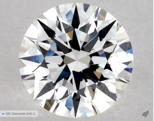 0.54 carat G-VS1 Excellent cut Natūralus Round Deimantas (1)