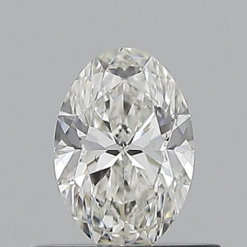 0.5 carat G-VS2 Natūralus Oval Deimantas (1)