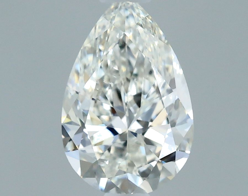 0.5 carat H-VVS1 Natūralus Pear Deimantas (1)