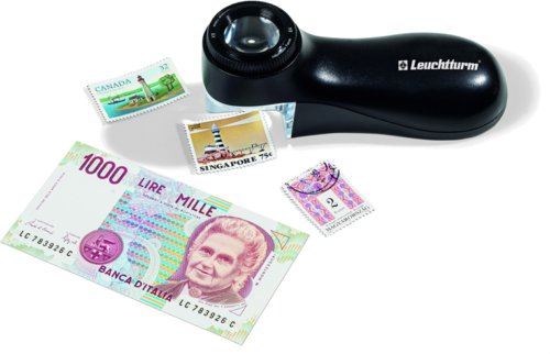 Увеличительное стекло со светодиодом и измерительной шкалой (8x) (1)