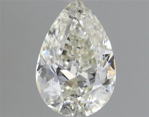 0.5 carat K-SI1 Natūralus Pear Deimantas (1)