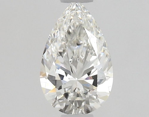 0.52 carat F-SI1 Natūralus Pear Deimantas (1)