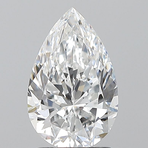 1.7 carat E-VS2 Natūralus Pear Deimantas (1)