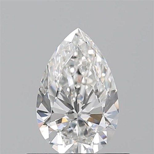 0.57 carat G-VVS2 Natūralus Pear Deimantas (1)