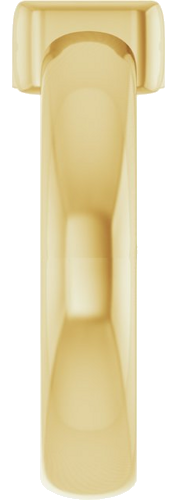 Sužadėtuvių Žiedas „Half-Bezel Solitaire“ 14k yellow gold Emerald 7mm x 5mm (4)