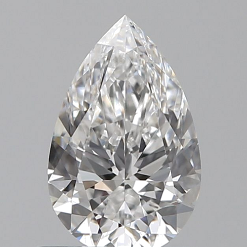 0.6 carat F-VS1 Natūralus Pear Deimantas (1)