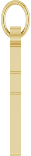 Pakabukas „Accented Cross“ 14k yellow gold Round 1.5mm (3)