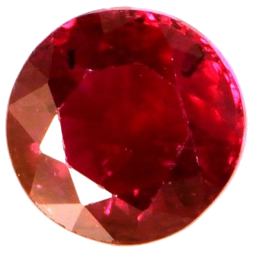 0.34 carat RED Round Rubinas (1)
