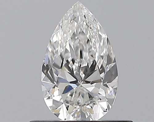 0.5 carat E-VVS2 Natūralus Pear Deimantas (1)