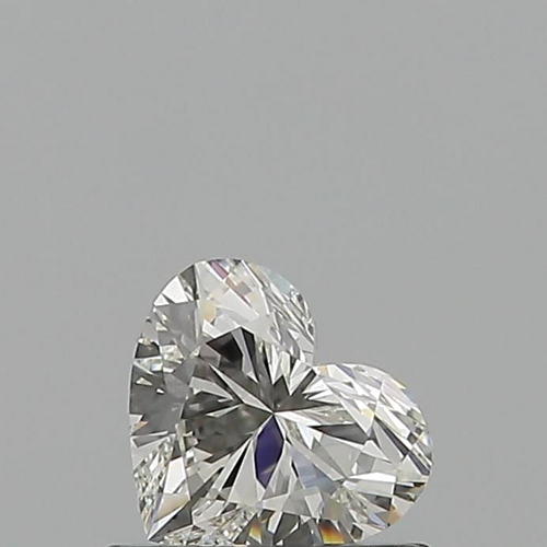 0.56 carat I-VVS2 Natūralus Heart Deimantas (1)