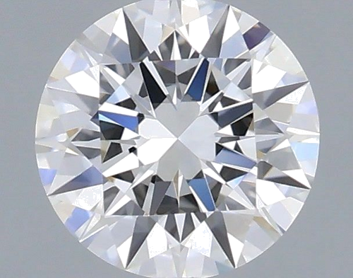 0.44 carat F-VVS1 Excellent cut Natūralus Round Deimantas (1)
