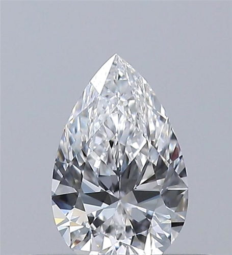 0.33 carat E-IF Natūralus Pear Deimantas (1)