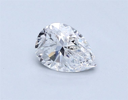 1.0 carat D-VVS1 Natūralus Pear Deimantas (1)