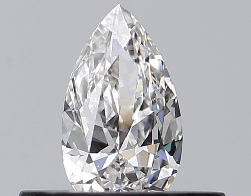0.28 carat F-VVS2 Natūralus Pear Deimantas (1)