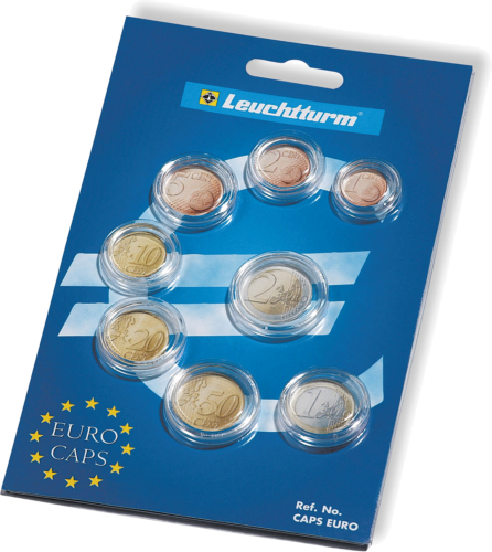 Coin capsules for one Euro coin set (1)