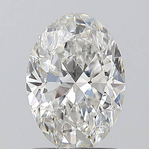 1.2 carat G-SI2 Natūralus Oval Deimantas (1)
