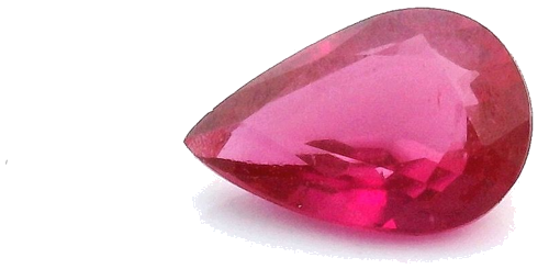 0.44 carat RED Pear Rubinas (1)