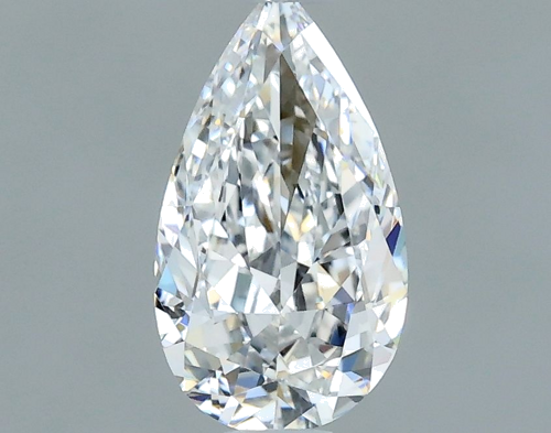 0.5 carat E-VS1 Natūralus Pear Deimantas (1)