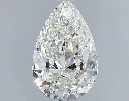 0.9 carat I-VS2 Natūralus Pear Deimantas (1)