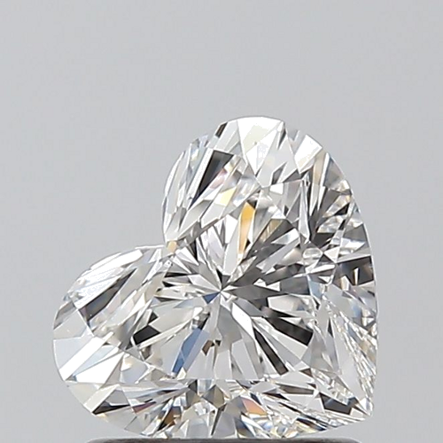 1.01 carat F-VS2 Natūralus Heart Deimantas (1)
