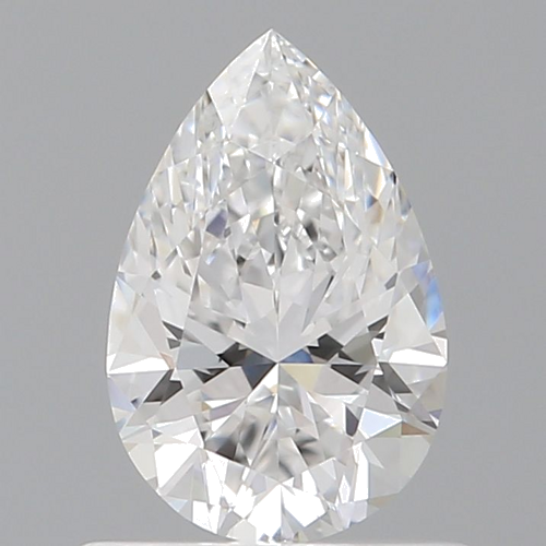 0.65 carat D-VVS1 Natūralus Pear Deimantas (1)