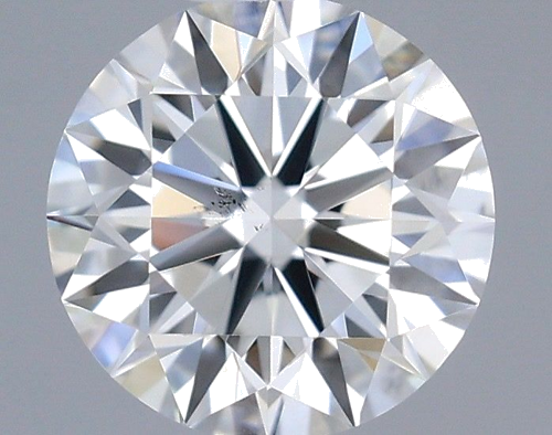0.37 carat F-SI1 Excellent cut Natūralus Round Deimantas (1)
