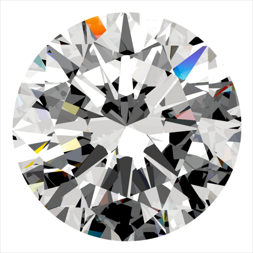 0.3 carat G-VVS2 Very Good cut Natūralus Round Deimantas (1)