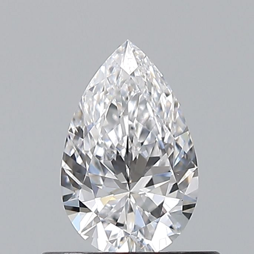 0.5 carat D-VS1 Natūralus Pear Deimantas (1)