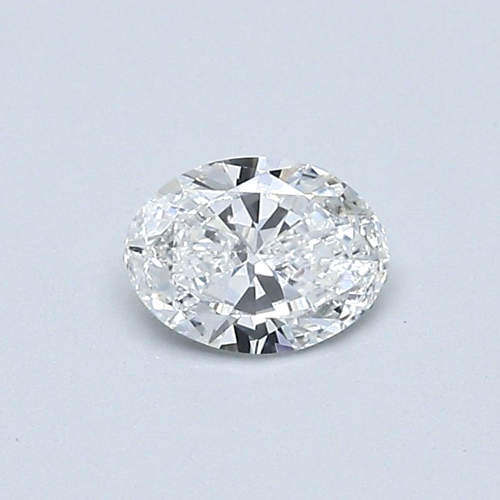 0.38 carat F-VVS2 Natūralus Oval Deimantas (1)