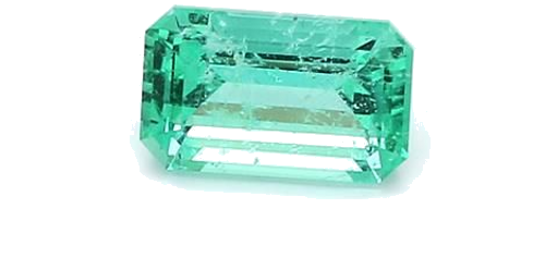 0.89 carat GREEN STEP cut Octagonal Smaragdas (1)