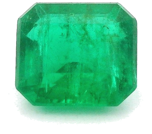 0.68 carat GREEN STEP cut Octagonal Smaragdas (1)