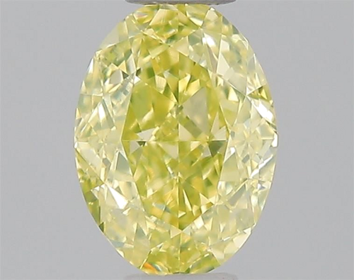 0.36 carat Fancy Intense Yellow-VS1 Natūralus Oval Deimantas (1)