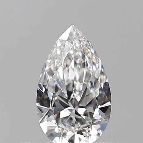 0.4 carat F-VVS2 Natūralus Pear Deimantas (1)