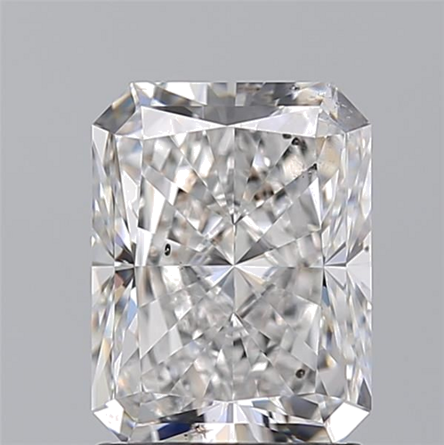 2.01 carat E-SI2 Natūralus Radiant Deimantas (1)