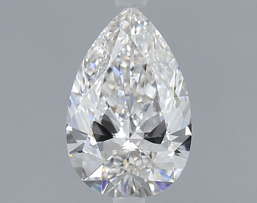 0.8 carat F-VS2 Natūralus Pear Deimantas (1)