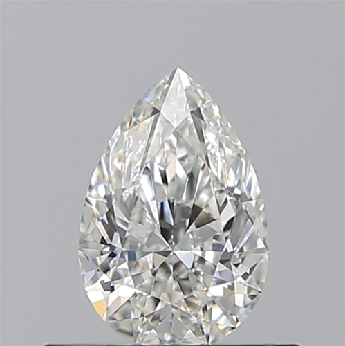 0.5 carat H-VVS2 Natūralus Pear Deimantas (1)