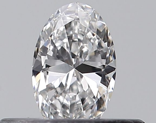 0.23 carat D-VVS2 Natūralus Oval Deimantas (1)