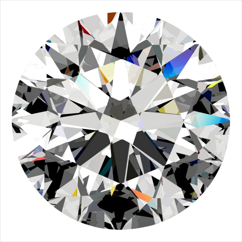 0.33 carat F-VS2 Excellent cut Natūralus Round Deimantas (1)