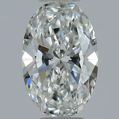 0.5 carat F-VS2 Natūralus Oval Deimantas (1)