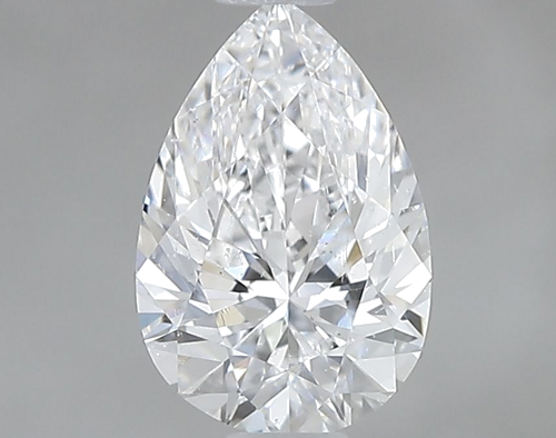 0.7 carat D-SI1 Natūralus Pear Deimantas (1)