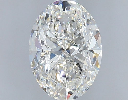 0.9 carat G-SI2 Natūralus Oval Deimantas (1)
