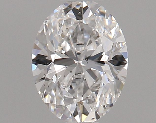 0.46 carat E-SI1 Natūralus Oval Deimantas (1)