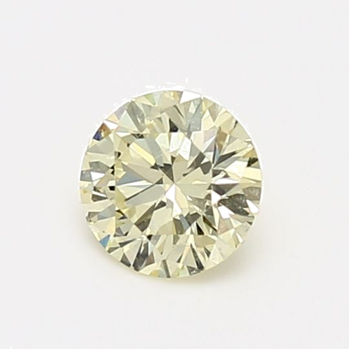 0.64 carat Fancy Yellow-VS1 GD cut Natūralus Round Deimantas (1)