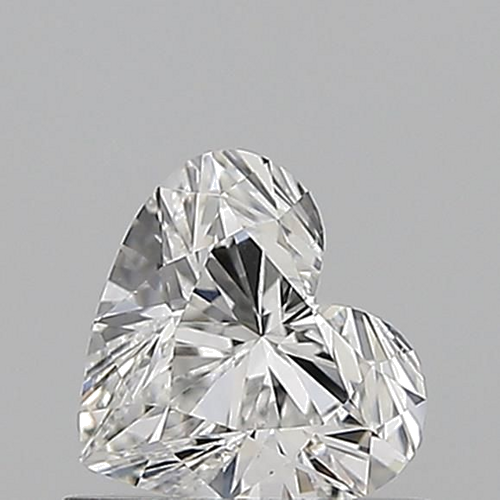 0.59 carat F-VS2 Natūralus Heart Deimantas (1)