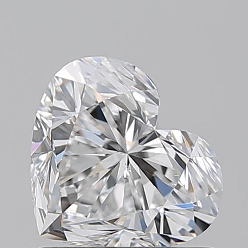 1.01 carat E-SI1 Natūralus Heart Deimantas (1)
