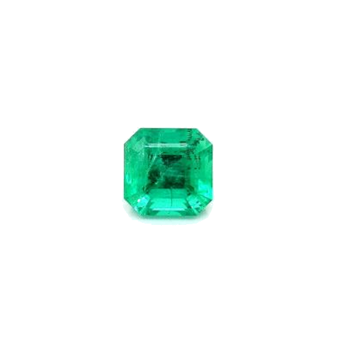 0.85 carat GREEN STEP cut Octagonal Smaragdas (1)