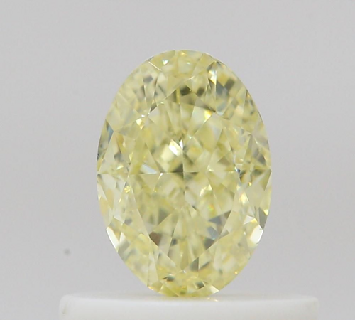 0.53 carat Fancy Yellow-SI1 Natūralus Oval Deimantas (1)
