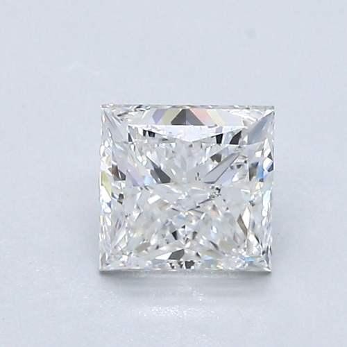 0.9 carat E-VS2 Natūralus Princess Deimantas (1)