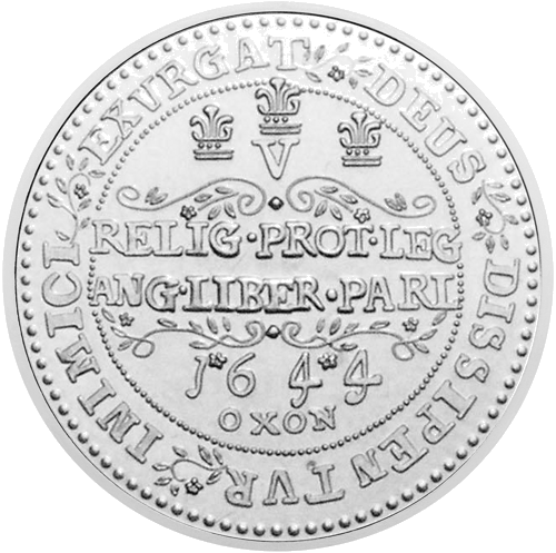 Карл I Оксфордская корона Реплика Великобритания золотая монета (2)