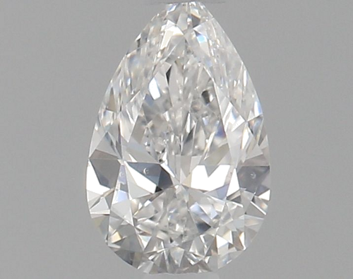 0.42 carat F-VS2 Natūralus Pear Deimantas (1)